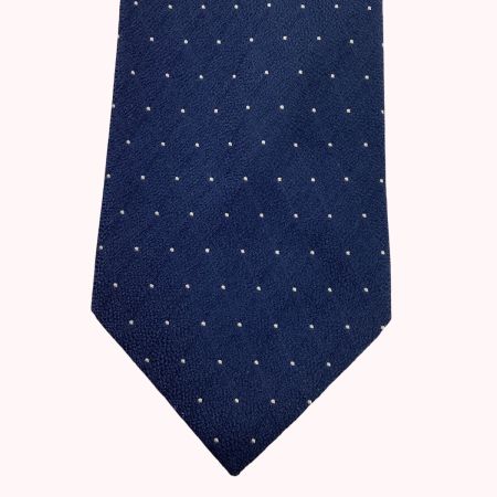 GUCCI グッチ メンズ ネクタイ 未使用　タグ付き ドット柄 ネイビー