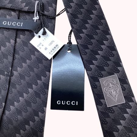 GUCCI グッチ メンズ ネクタイ 未使用  グレー