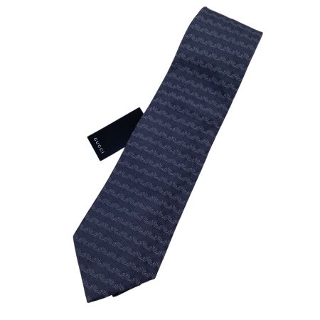 GUCCI グッチ メンズ ネクタイ 未使用　タグ付き グレー