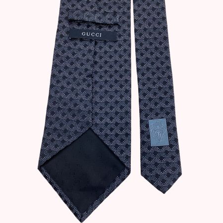 GUCCI グッチ メンズ ネクタイ グレー