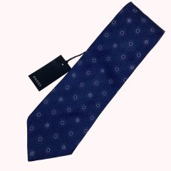 GUCCI グッチ メンズ ネクタイ 未使用  ネイビー Aランク