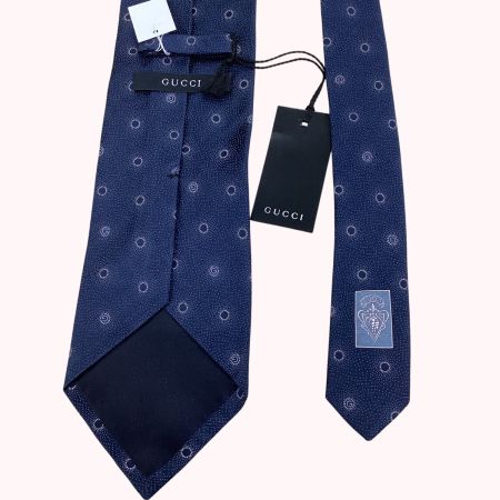 GUCCI グッチ メンズ ネクタイ 未使用  ネイビー
