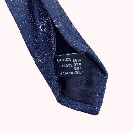 GUCCI グッチ メンズ ネクタイ 未使用  ネイビー