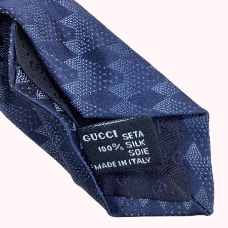 GUCCI グッチ メンズ ネクタイ 未使用  ネイビー