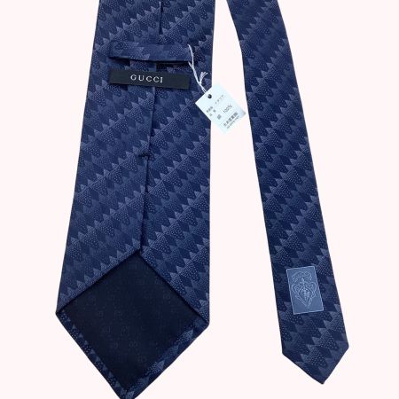 GUCCI グッチ メンズ ネクタイ 未使用  ネイビー