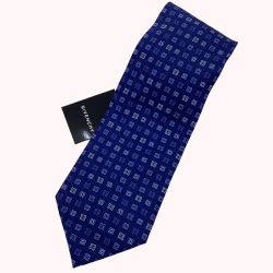 GIVENCHY ジバンシー メンズ ネクタイ 未使用 ブルー Aランク