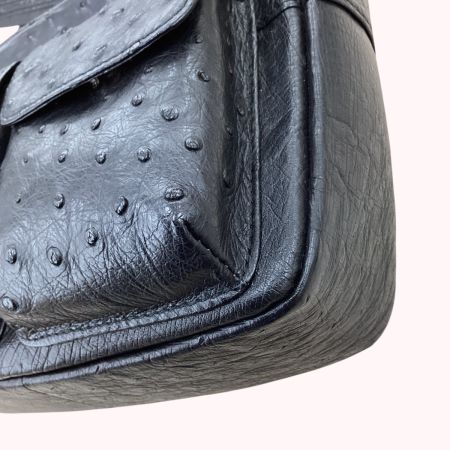 Takechi 武知 レディース ショルダーバッグ エキゾチックレザー ブラック