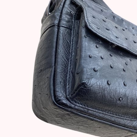 Takechi 武知 レディース ショルダーバッグ エキゾチックレザー ブラック