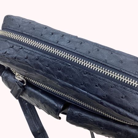 Takechi 武知 レディース ショルダーバッグ エキゾチックレザー ブラック