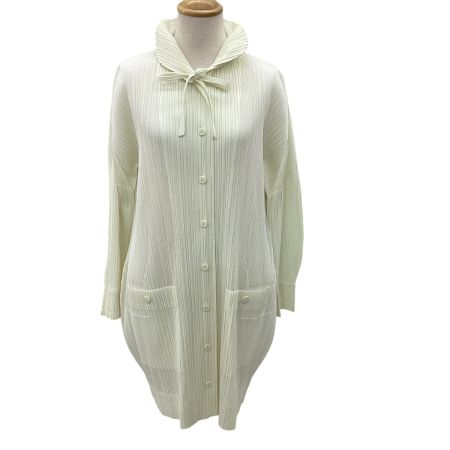 ISSEY MIYAKE イッセイミヤケ PLEATS PLEASE 変形 ジャケット SIZE 2 PP93-JA141 アイボリー