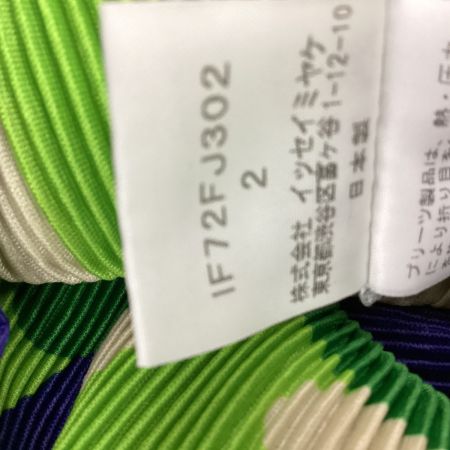 ISSEY MIYAKE イッセイミヤケ プリーツ カットソー SIZE 2 IF72FJ302 マルチカラー