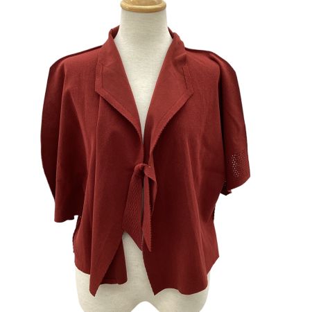 ISSEY MIYAKE イッセイミヤケ カーディガン SIZE 2 IM11KO066 レッド