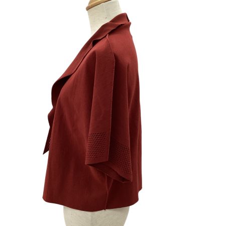 ISSEY MIYAKE イッセイミヤケ カーディガン SIZE 2 IM11KO066 レッド