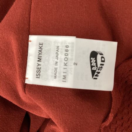 ISSEY MIYAKE イッセイミヤケ カーディガン SIZE 2 IM11KO066 レッド