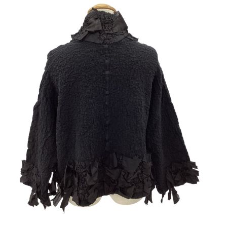 ISSEY MIYAKE イッセイミヤケ フリンジ ジャケット  MI84FD641 ブラック