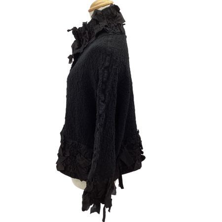 ISSEY MIYAKE イッセイミヤケ フリンジ ジャケット  MI84FD641 ブラック