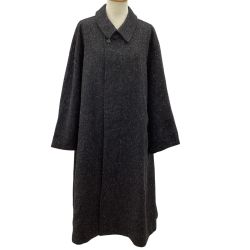 IS ISSEY MIYAKE アイエス　イッセイミヤケ ウールコート SIZE 9号 RG63066 ブラック Bランク