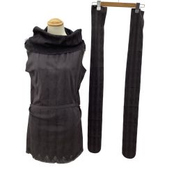 ISSEY MIYAKE イッセイミヤケ PLEATS PLEASE ワンピース アーガイルチェック SIZE ３ PP74LK931 グレー Bランク