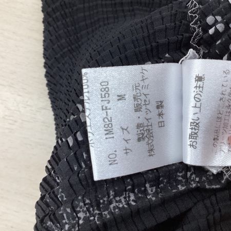 ISSEY MIYAKE イッセイミヤケ プリーツ ノースリーブカットソー SIZE M IM82-FJ580 ブラック