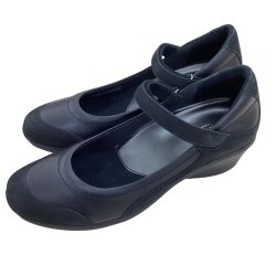pedala ペダラ ASICS WALKING アシックス ウォーキング 美品 レディース パンプス SIZE 24cm ブラック Aランク