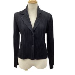 ISSEY MIYAKE イッセイミヤケ PLEATS PLEASE ジャケット SIZE 2 ブラック Bランク