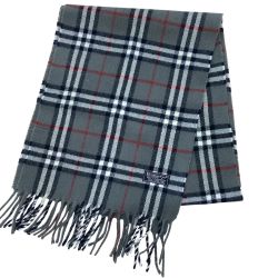 BURBERRY バーバリー マフラー ラムウール チェック ベージュ Bランク