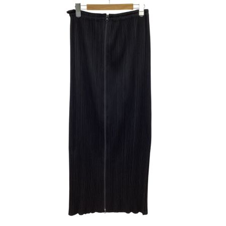ISSEY MIYAKE イッセイミヤケ PLEATS PLEASE ジップアップ スカート  SIZE 4 PP04-JG376 ブラック