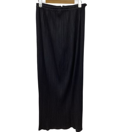 ISSEY MIYAKE イッセイミヤケ PLEATS PLEASE ジップアップ スカート  SIZE 4 PP04-JG376 ブラック