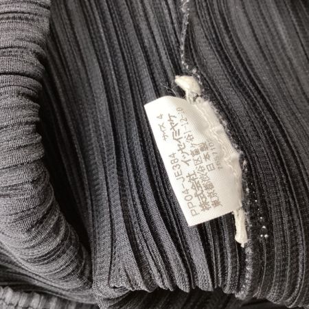 ISSEY MIYAKE イッセイミヤケ PLEATS PLEASE ノースリーブカットソー SIZE 4 PP04-JE384 ブラック
