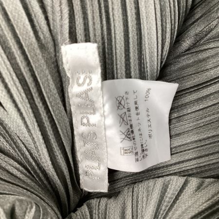 ISSEY MIYAKE イッセイミヤケ PLEATS PLEASE ノースリーブカットソー SIZE 3 PP55-JT101 グレー