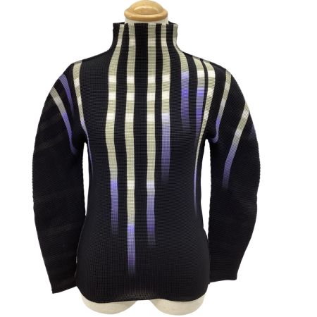 ISSEY MIYAKE イッセイミヤケ プリーツ カットソー  MI12FJ201 ブラック