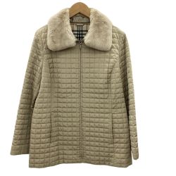 BURBERRY LONDON バーバリーロンドン レディース キルティング ジャケット SIZE 15BR ベージュ Bランク