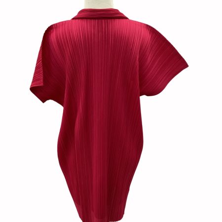 ISSEY MIYAKE イッセイミヤケ PLEATS PLEASE チュニック SIZE 2 PP93-JK165 ショッキングピンク
