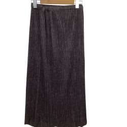 ISSEY MIYAKE イッセイミヤケ PLEATS PLEASE 変形 スカート SIZE 2 PP71-JG165 グレー Bランク