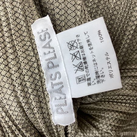 ISSEY MIYAKE イッセイミヤケ PLEATS PLEASE ジャケット SIZE 3 PP83-JG646 ベージュ