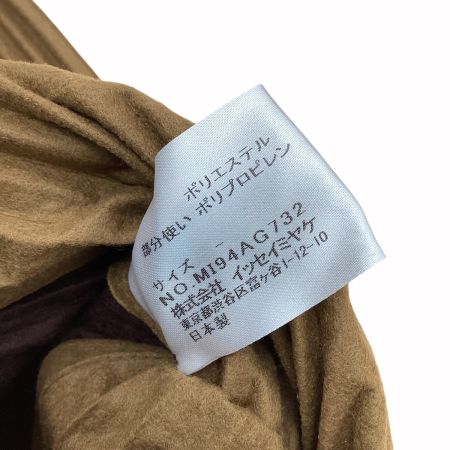 ME ISSEI MIYAKE イッセイミヤケ TRUNK PLEATS BAG プリーツ バイカラー トートバッグ MI94AG732 ブラウン