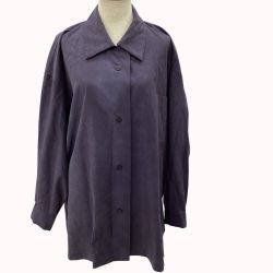 ISSEY MIYAKE イッセイミヤケ レディース シャツ SIZE M PE23-FJ068 パープル Bランク