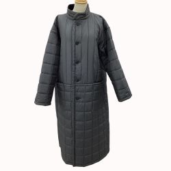 ISSEY MIYAKE イッセイミヤケ リバーシブル キルティング ロングコート SIZE 2 PE93-FA153 ブラック Bランク