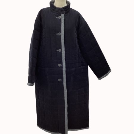 ISSEY MIYAKE イッセイミヤケ リバーシブル キルティング ロングコート SIZE 2 PE93-FA153 ブラック