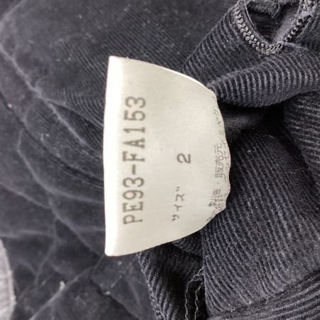 ISSEY MIYAKE イッセイミヤケ リバーシブル キルティング ロングコート SIZE 2 PE93-FA153 ブラック