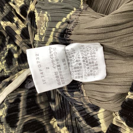 ISSEY MIYAKE FETE PLEATS PLEASE ティーカップ柄 セットアップ SIZE 2 IF74FD727  IF74FG732 ブラック