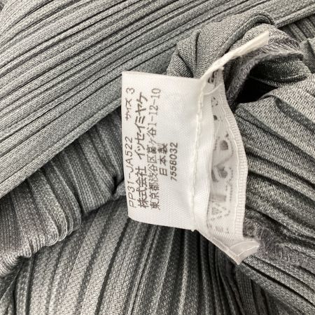 ISSEY MIYAKE イッセイミヤケ PLEATS PLEASE ジャケット SIZE 3 PP31-JA522 グレー