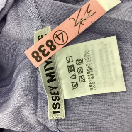 ISSEY MIYAKE イッセイミヤケ 変形 WRAPPED PLEATS プリーツ セットアップ SIZE 2 IM43FJ159 ラベンダー