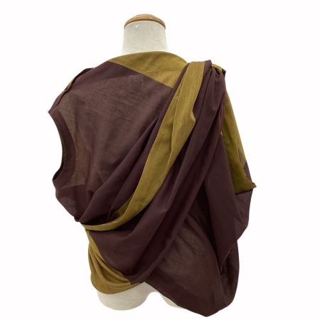 ISSEY MIYAKE イッセイミヤケ Brown Enclothe Plaid 変形 セットアップ  ブラウン