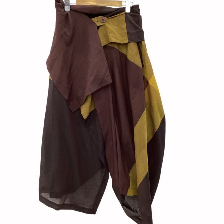 ISSEY MIYAKE イッセイミヤケ Brown Enclothe Plaid 変形 セットアップ  ブラウン