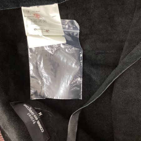 COMME des GARCONS コムデギャルソン 巻きスカート SIZE M レザー 牛革 TC-S040 ブラック
