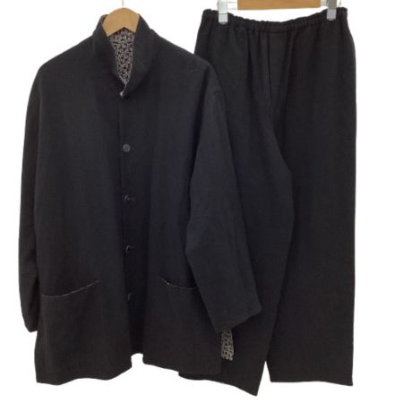 JURGEN LEHL ヨーガンレール レディース セットアップ ジャケットリバーシブル SIZE M ブラック