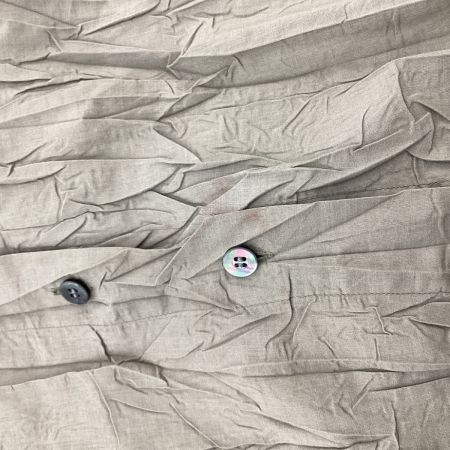 ISSEY MIYAKE イッセイミヤケ PLEATS PLEASE シワ加工 シャツ  SIZE 2 PP93-PJ974 カーキ