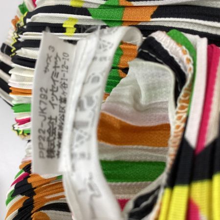 ISSEY MIYAKE イッセイミヤケ PLEATS PLEASE カットソー SIZE 3 PP22-JK792 ホワイト