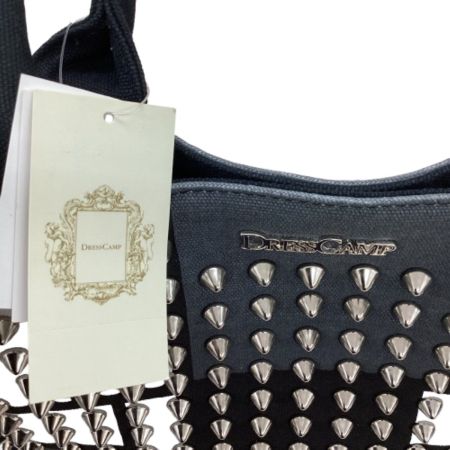DRESSCAMP ドレスキャンプ 未使用 タグ付き ハンドバッグ スタッズ ブラック